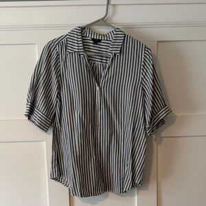 Worn once! J.Crew Striped Popover - size XS